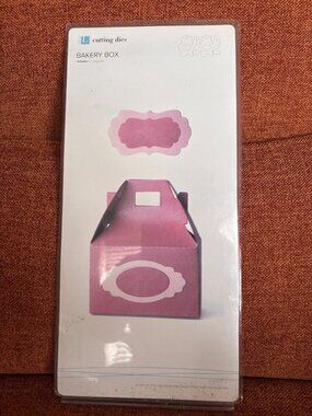 Quickuts Lifestyle Crafts Bakery Box Dies Piece Set Assembled 3.25" x 2" x 4"